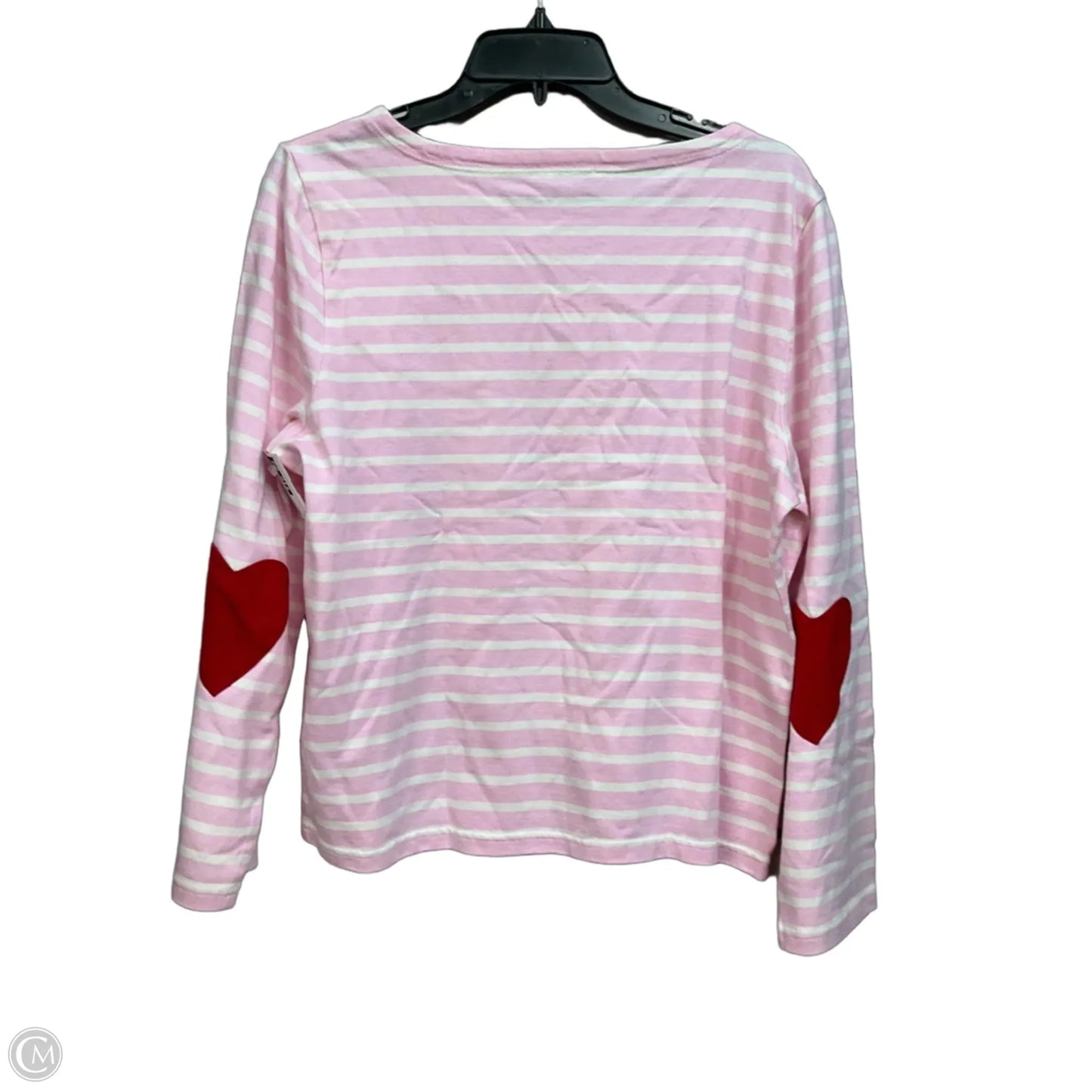 Top Long Sleeve By J. Crew In Striped Pattern, Size: L