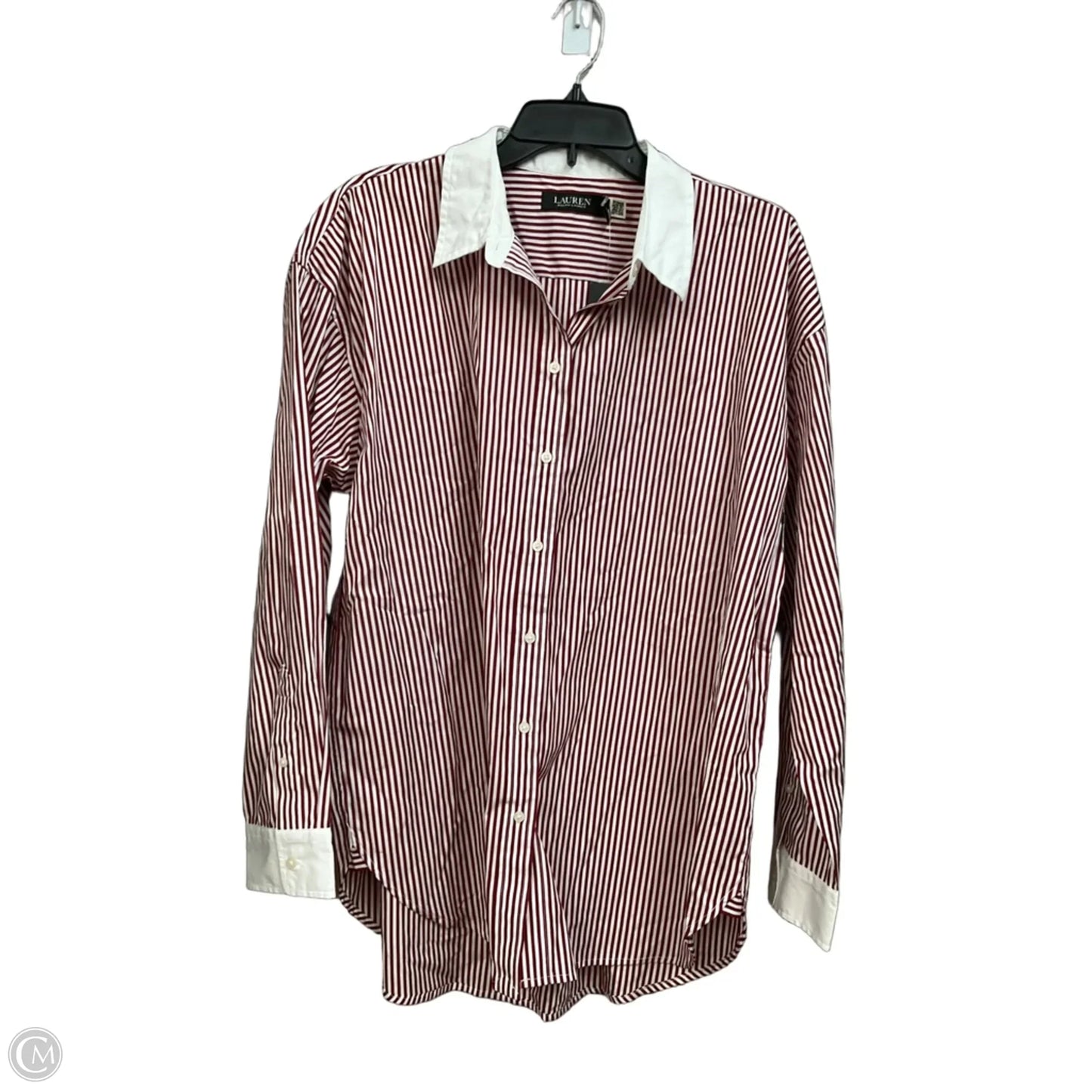 Dress Casual Short By Lauren By Ralph Lauren In Striped Pattern, Size: Xl