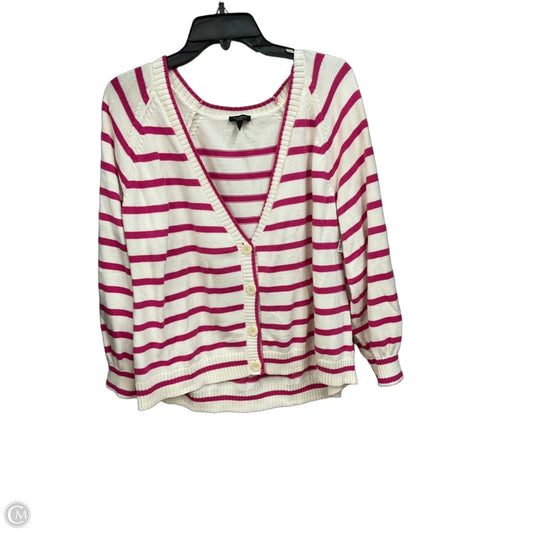 Cardigan By Talbots In Striped Pattern, Size: 3x