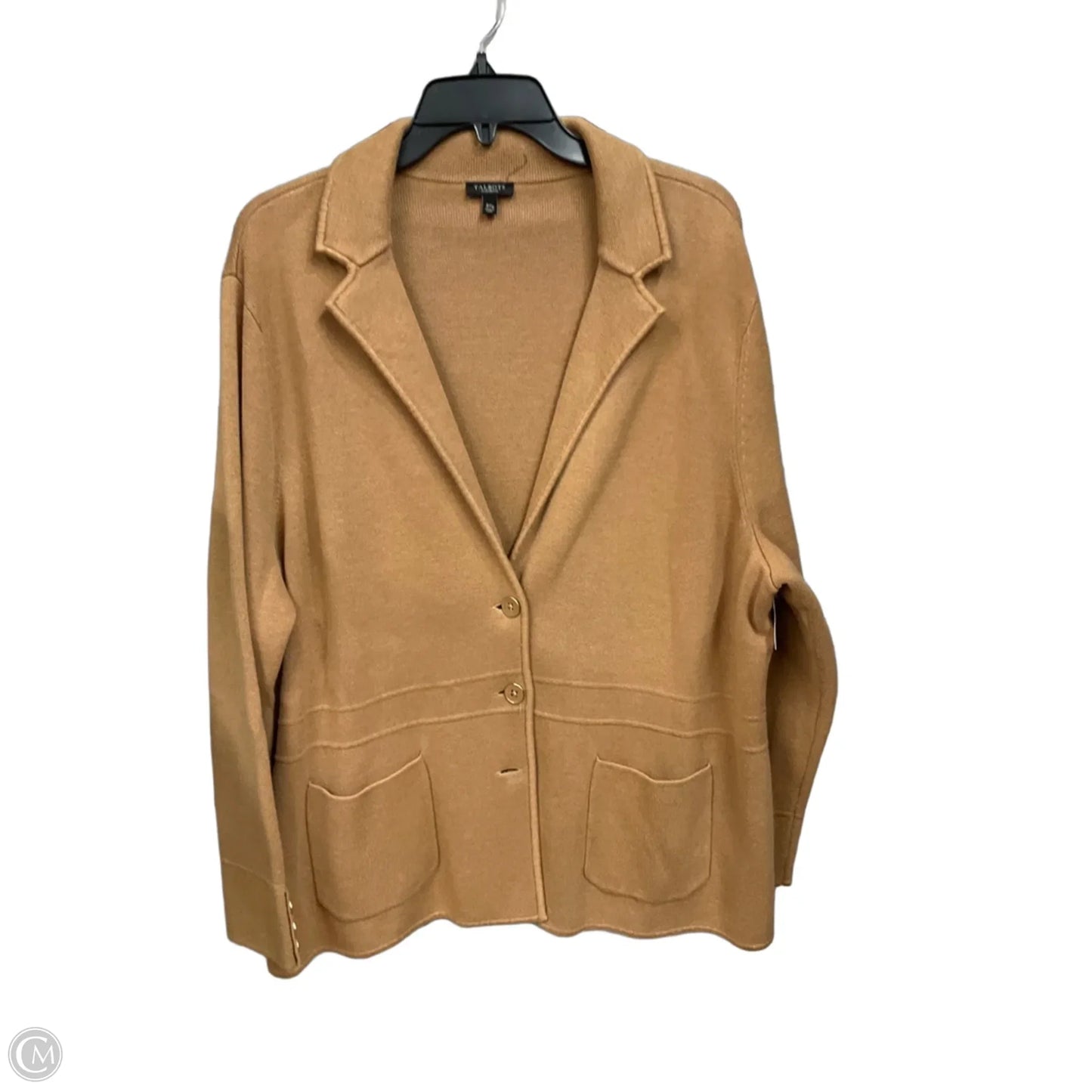Cardigan By Talbots In Tan, Size: 3x