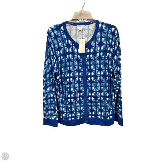 Cardigan By Charter Club In Blue, Size: Xxl
