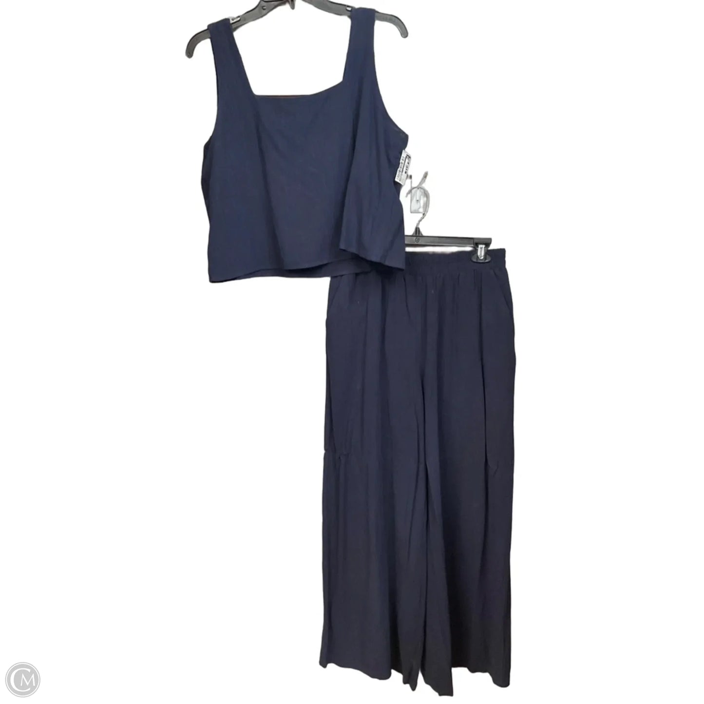 Pants Set 2pc By Anrabess In Blue, Size: M