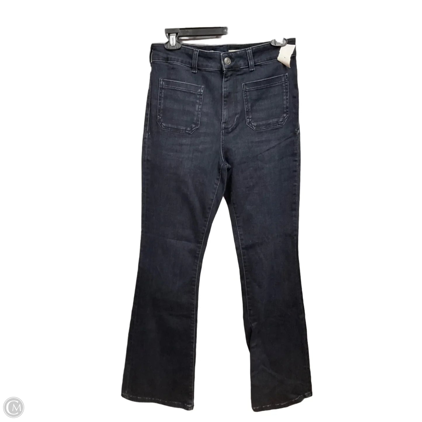 Jeans Boot Cut By Pilcro In Black Denim, Size: 8