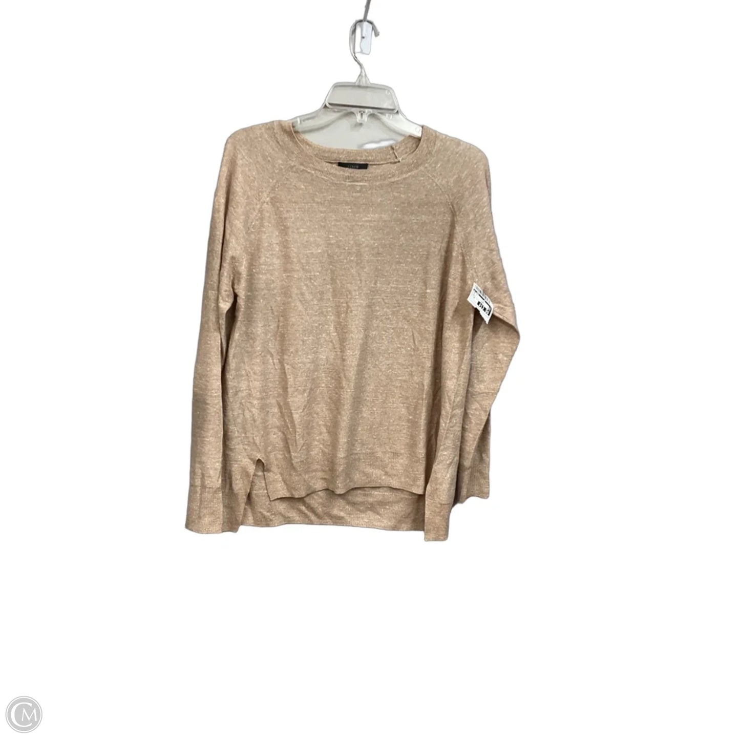Top Long Sleeve By J. Crew In Tan, Size: M