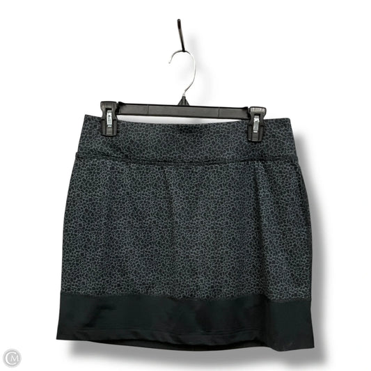 Athletic Skort By Columbia In Black & Grey, Size: M