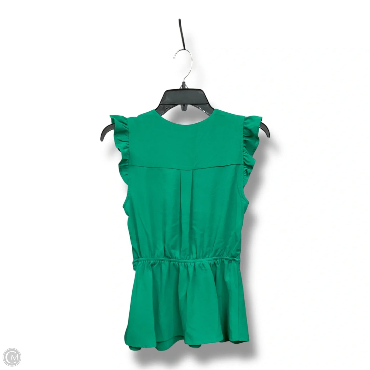 Top Sleeveless By Monteau In Green, Size: S