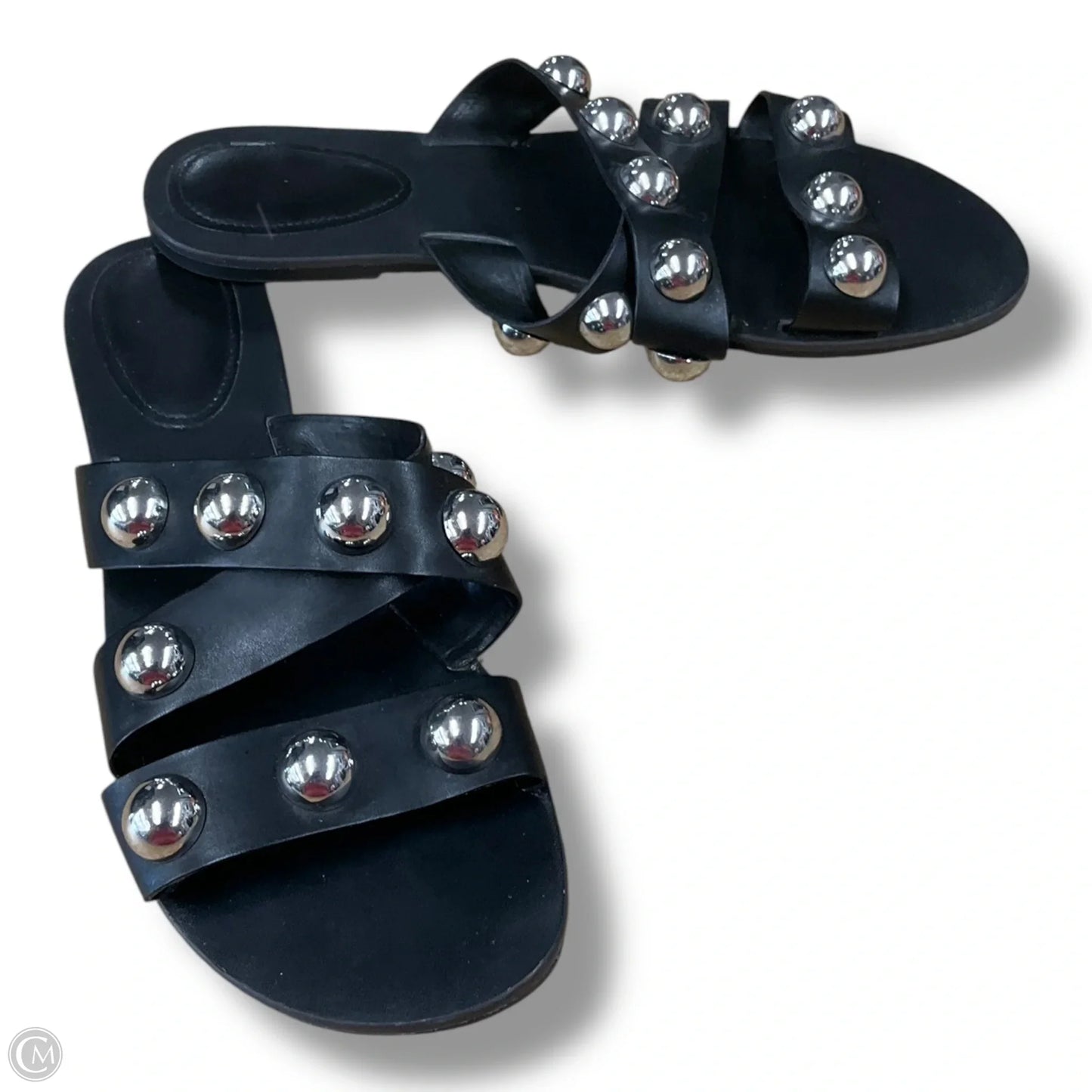 Sandals Flats By Marc Fisher In Black, Size: 10