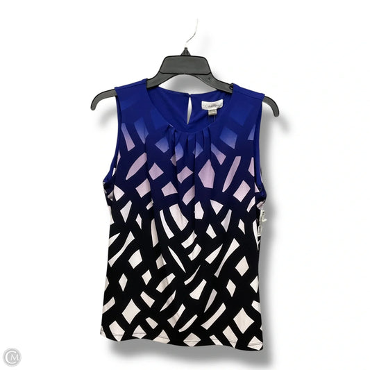 Top Sleeveless By Calvin Klein In Multi-colored, Size: Lp