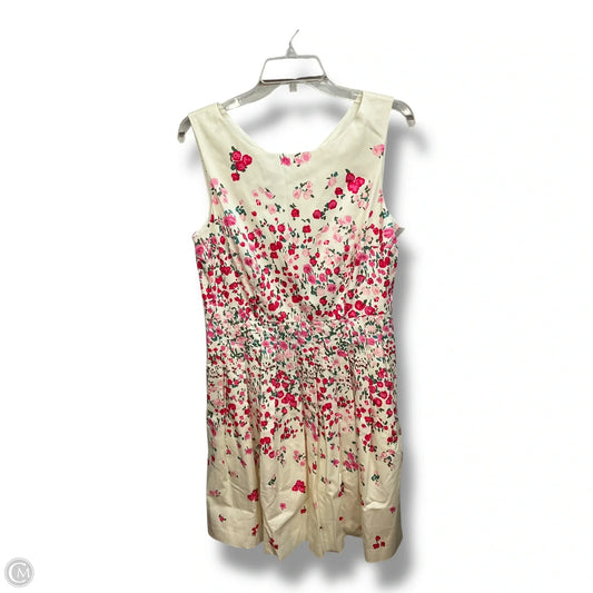 Dress Casual Midi By Talbots In Floral Print, Size: M