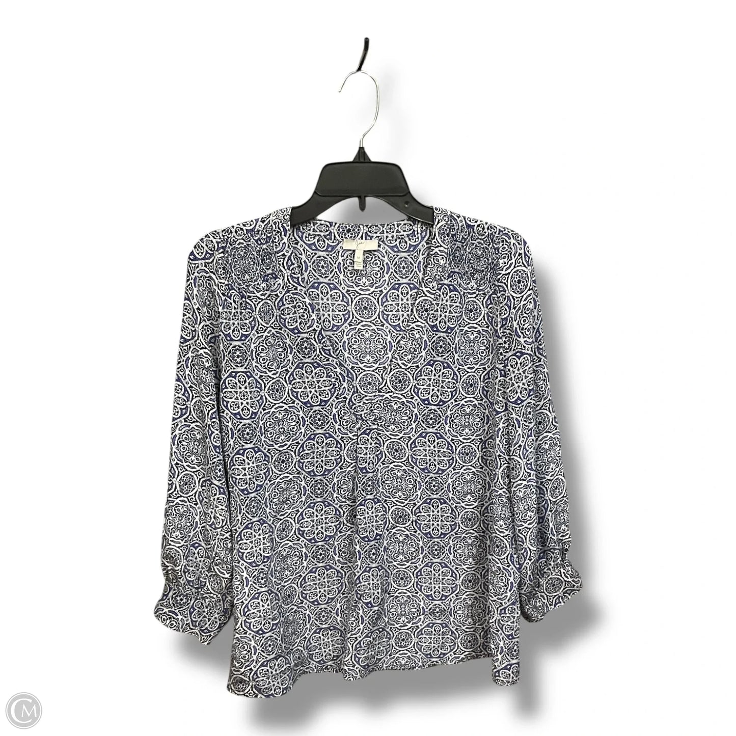 Blouse Long Sleeve By Joie In Blue, Size: M