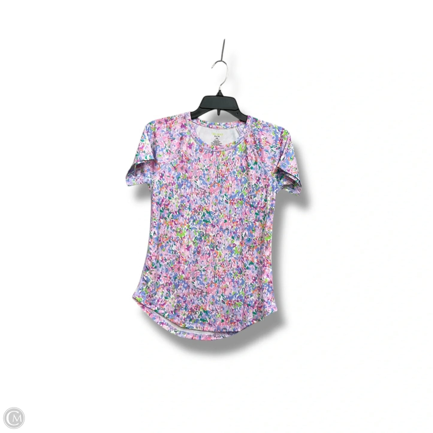 Athletic Top Short Sleeve By Tek Gear In Multi-colored, Size: Xs