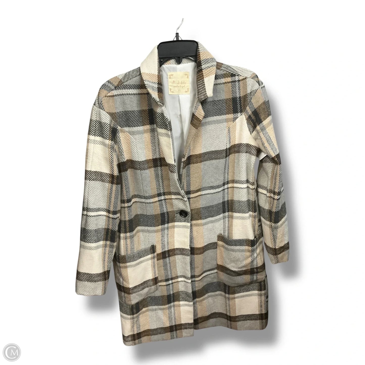Coat Other By Altard State In Plaid Pattern, Size: Xs