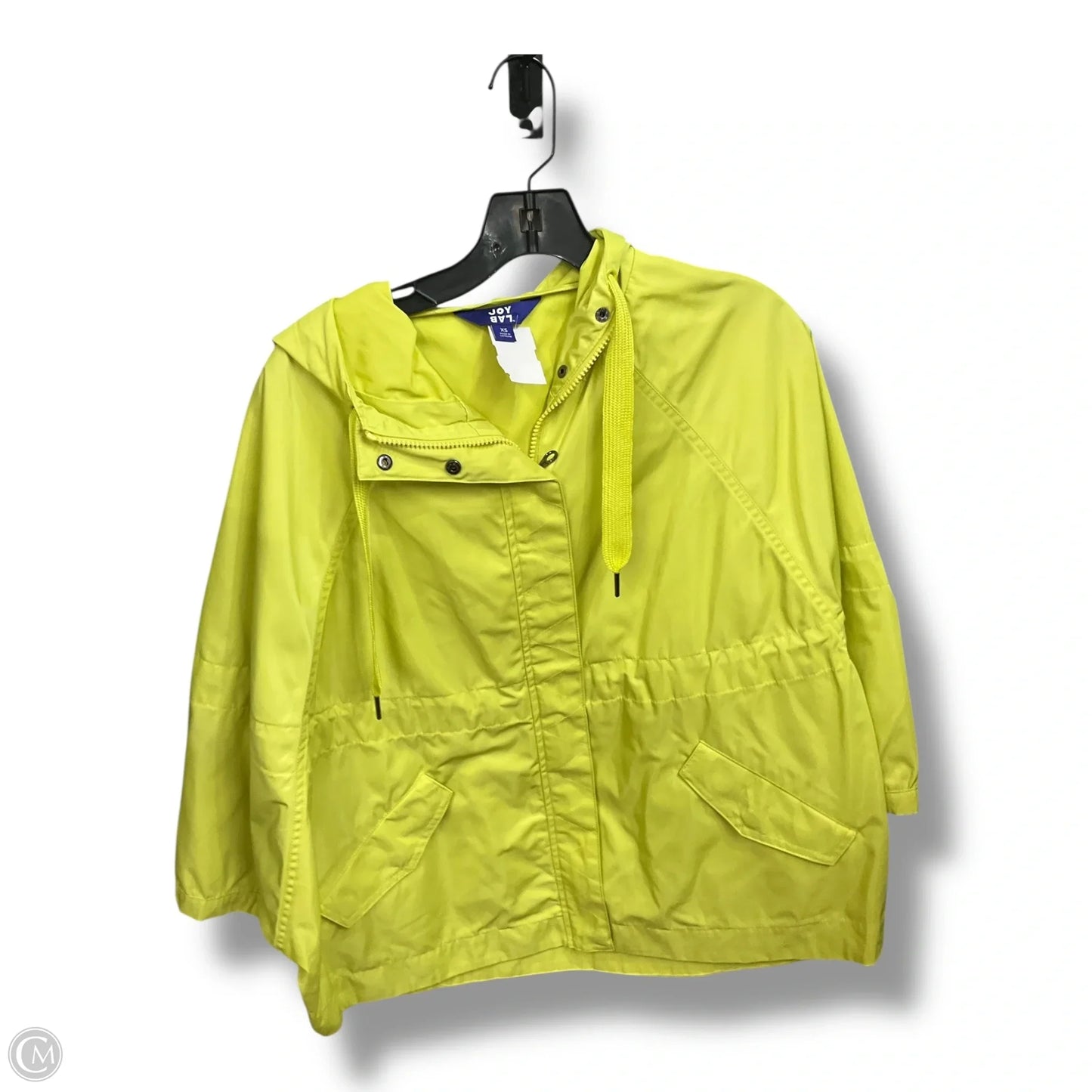 Jacket Windbreaker By Joy Lab In Yellow, Size: Xs