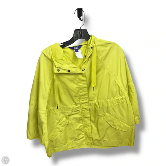 Jacket Windbreaker By Joy Lab In Yellow, Size: Xs