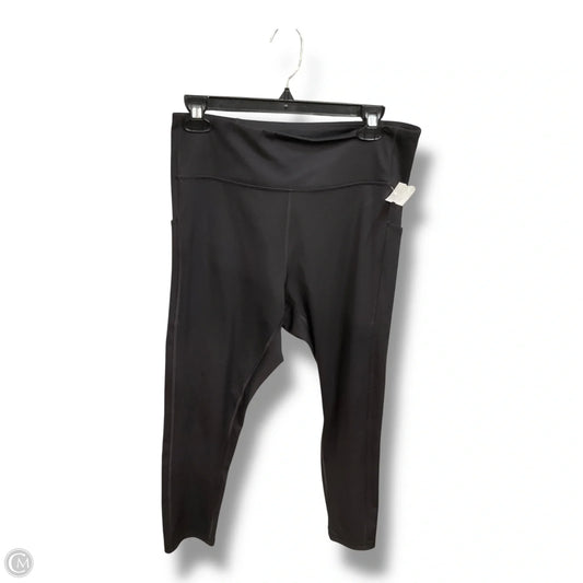 Athletic Leggings By Tek Gear In Black, Size: Xl