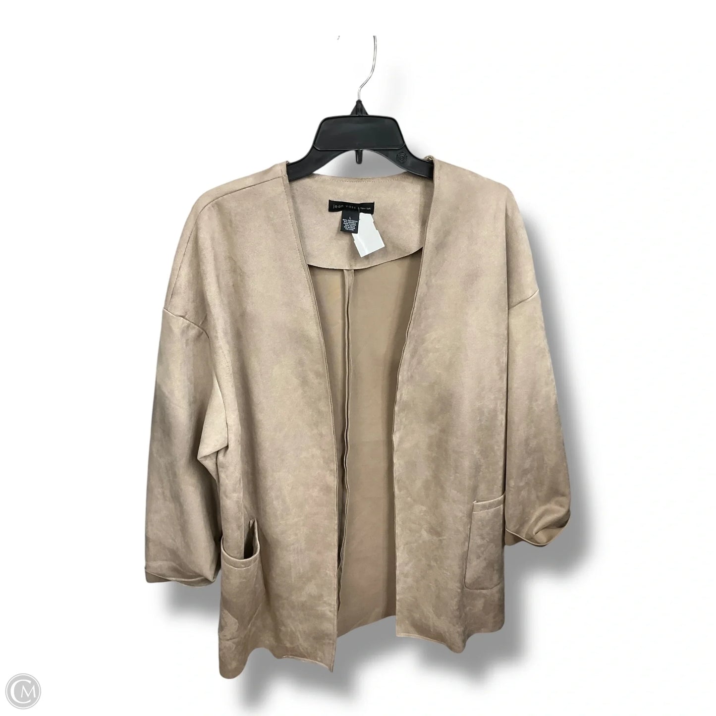 Jacket Other By Joan Vass In Tan, Size: L