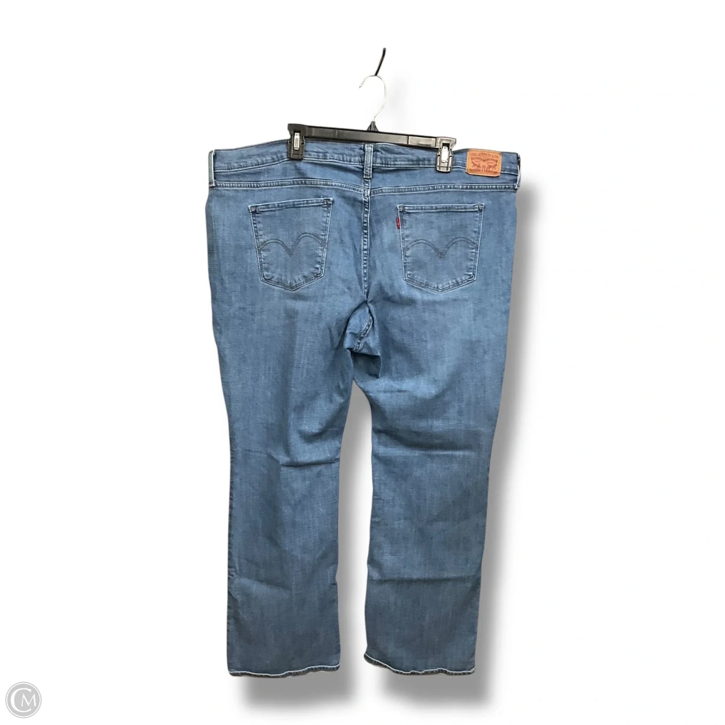 Jeans Boot Cut By Levis In Blue Denim, Size: 24