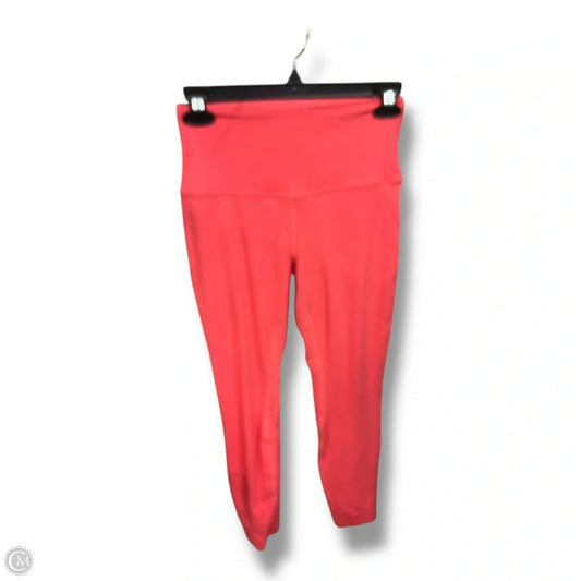 Athletic Leggings By Lululemon In Coral, Size: S