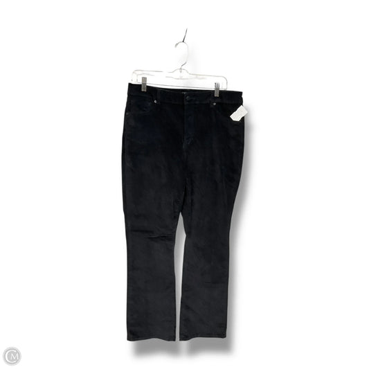 Pants Corduroy By Jones New York In Black, Size: 14