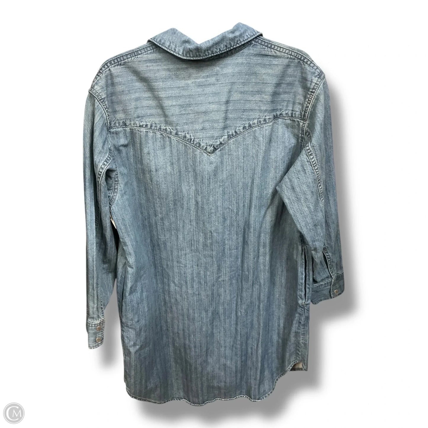 Dress Casual Short By Universal Thread In Blue Denim, Size: M