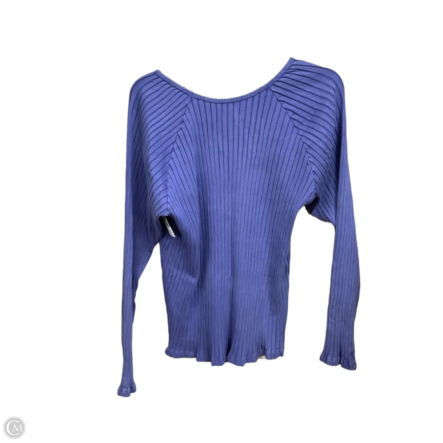 Top Long Sleeve Basic By Knox Rose In Purple, Size: Xxl