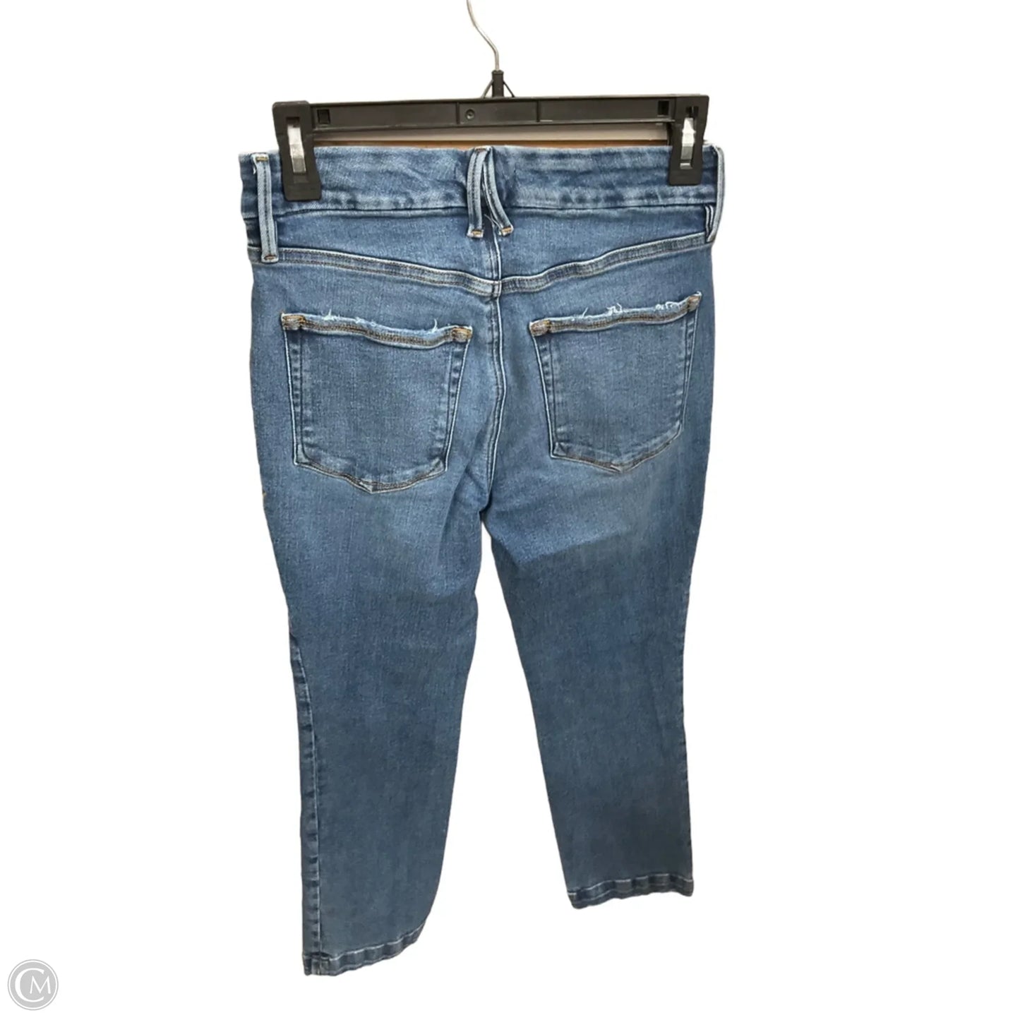 Jeans Skinny By Good American In Blue Denim, Size: 4