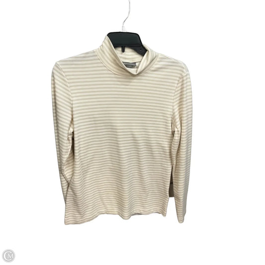 Top Long Sleeve Basic By Style And Company In Striped Pattern, Size: M