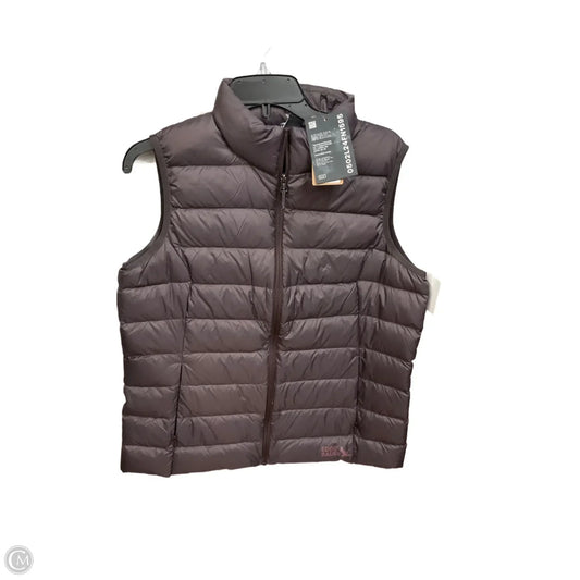 Vest Puffer & Quilted By Eddie Bauer In Purple, Size: L