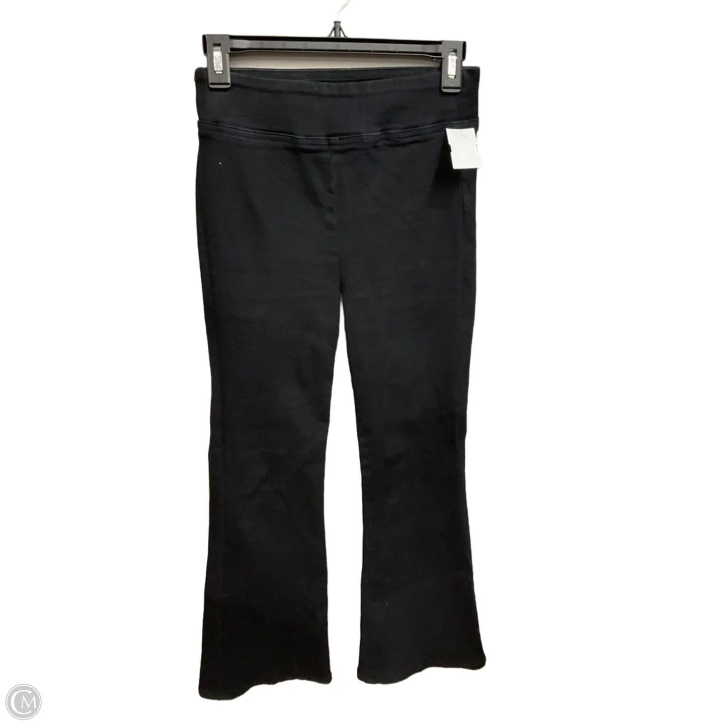 Jeans Flared By Frame In Black Denim, Size: 0