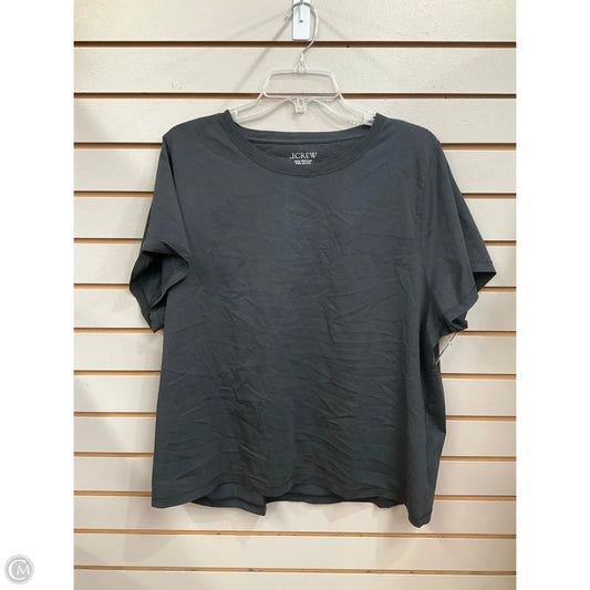 Top Short Sleeve Basic By J. Crew In Black, Size: 3x