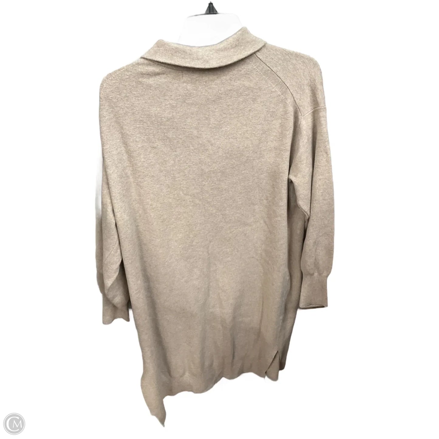 Dress Sweater By Ava & Viv In Tan, Size: Xxl