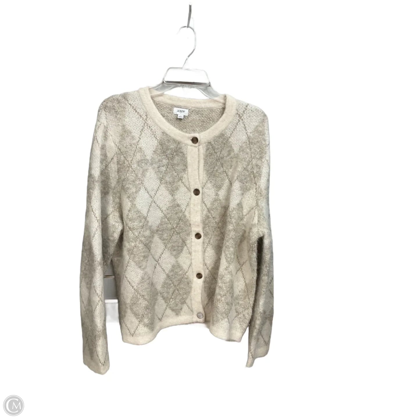 Cardigan By J. Crew In Tan, Size: Xl