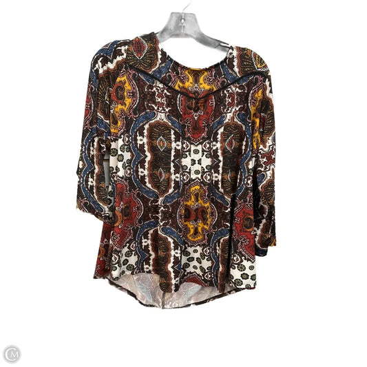 Top Long Sleeve By Dressbarn In Multi-colored, Size: 2x