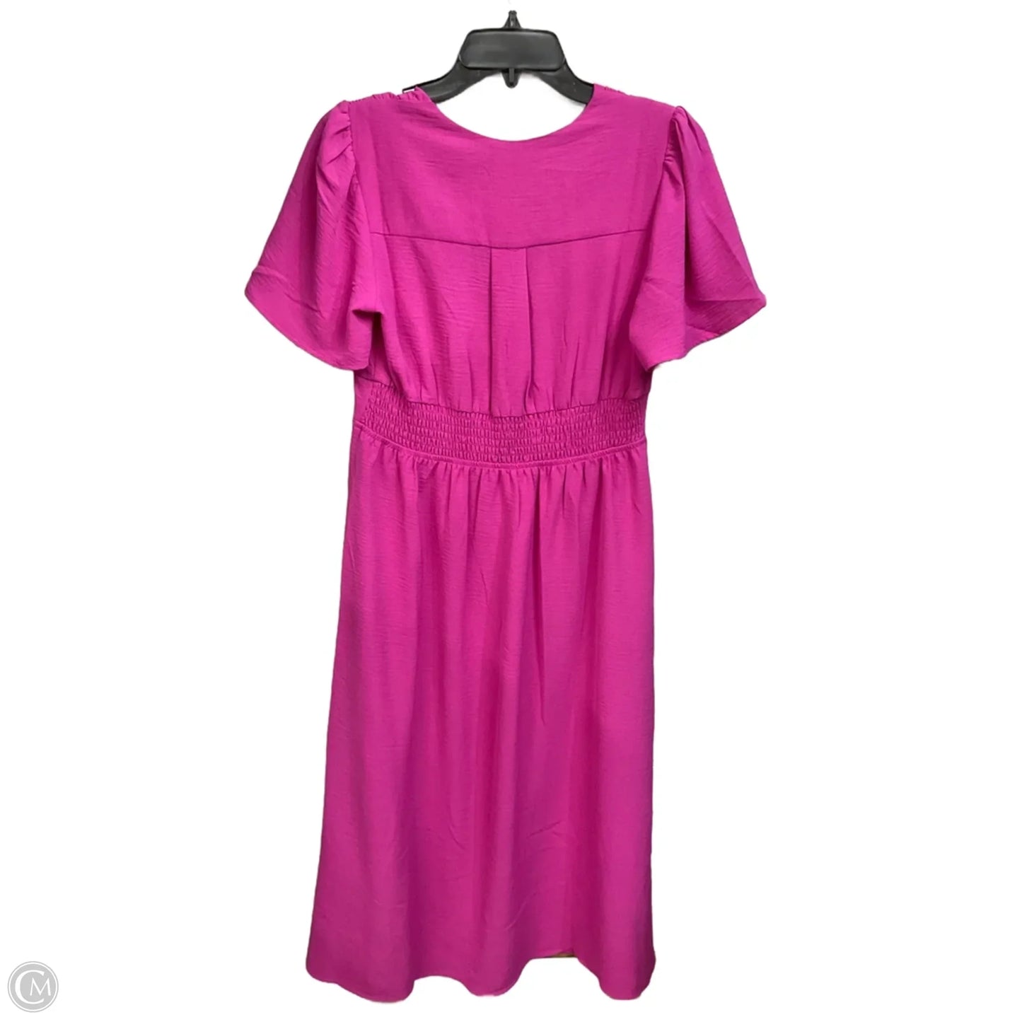 Dress Casual Midi By Monteau In Pink, Size: M