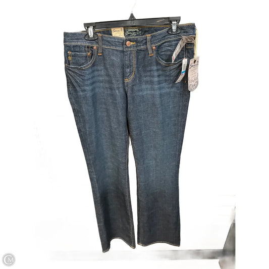 Jeans Flared By Seven 7 In Blue Denim, Size: 12