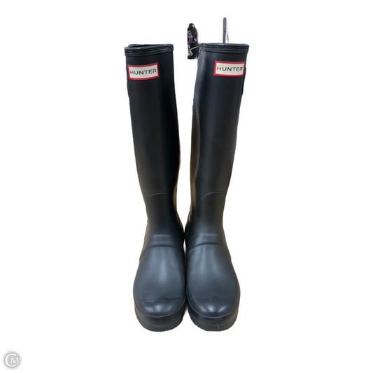 Boots Rain By Hunter In Black, Size: 7