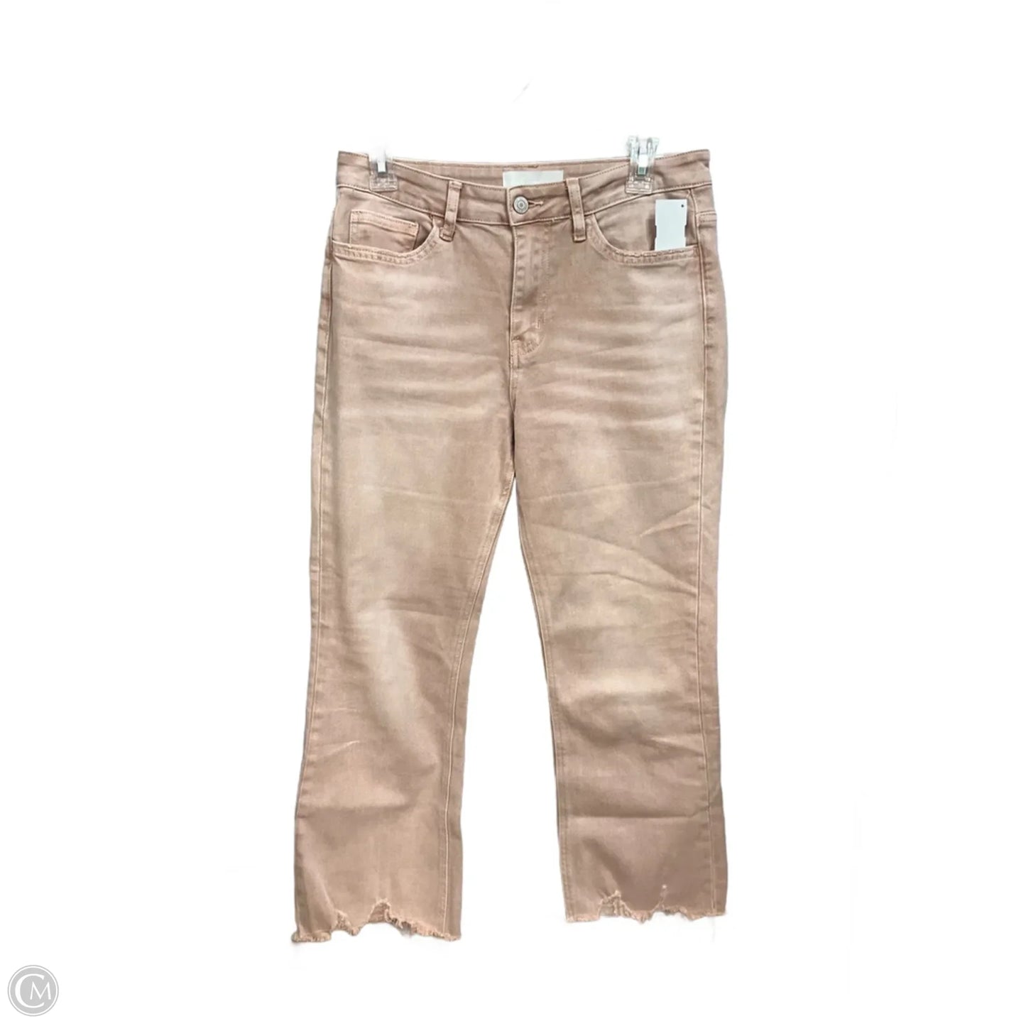 Jeans Straight By Vervet In Pink Denim, Size: 6