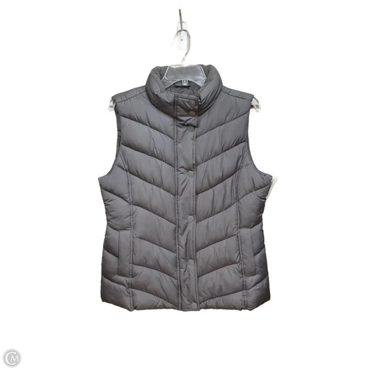 Vest Puffer & Quilted By Gap In Grey, Size: L