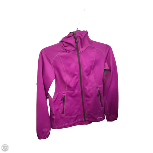 Athletic Jacket By Eddie Bauer In Purple, Size: Xs