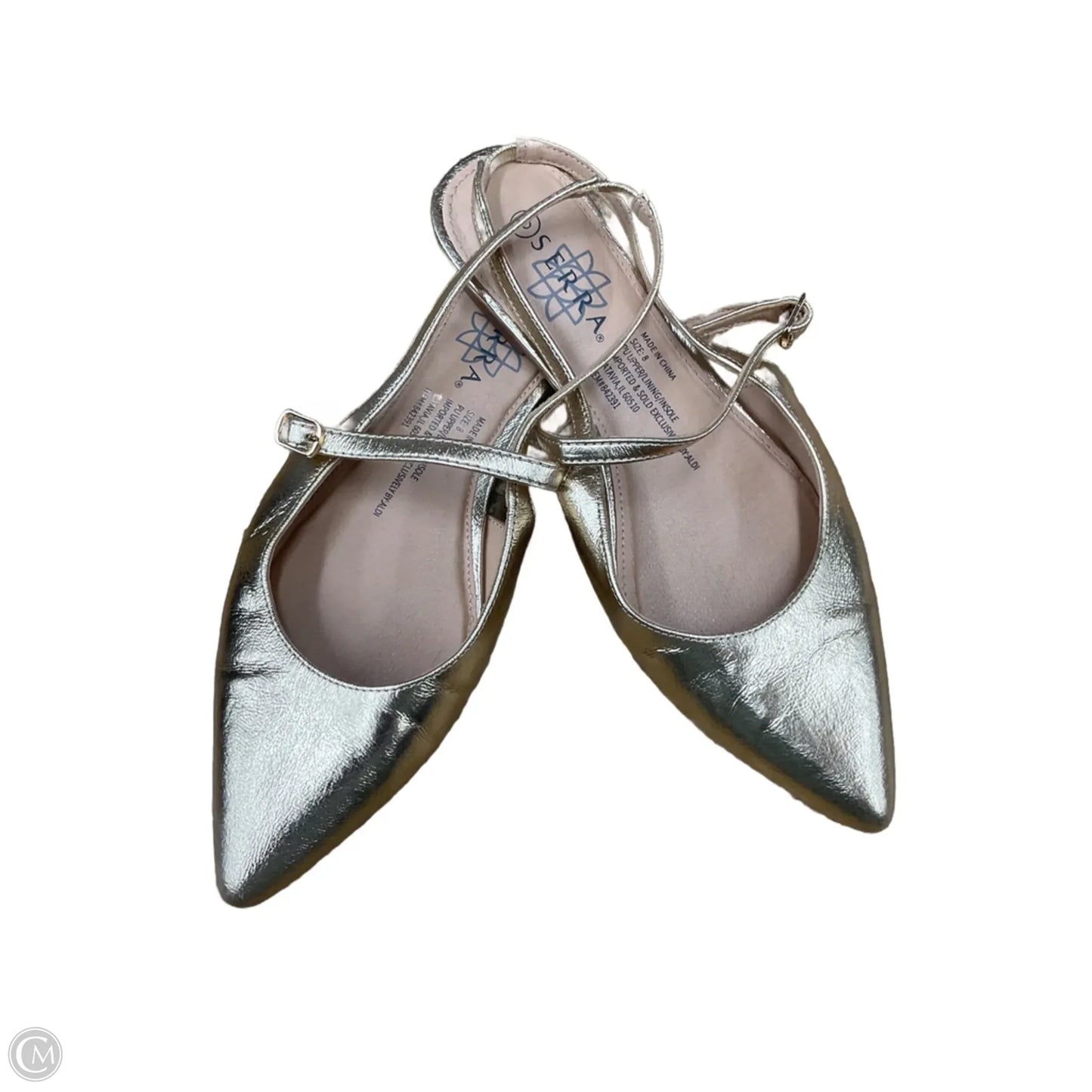Sandals Flats By Serra In Gold, Size: 8