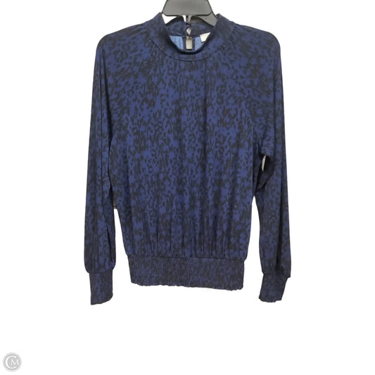Top Long Sleeve By Allison Joy In Blue, Size: S
