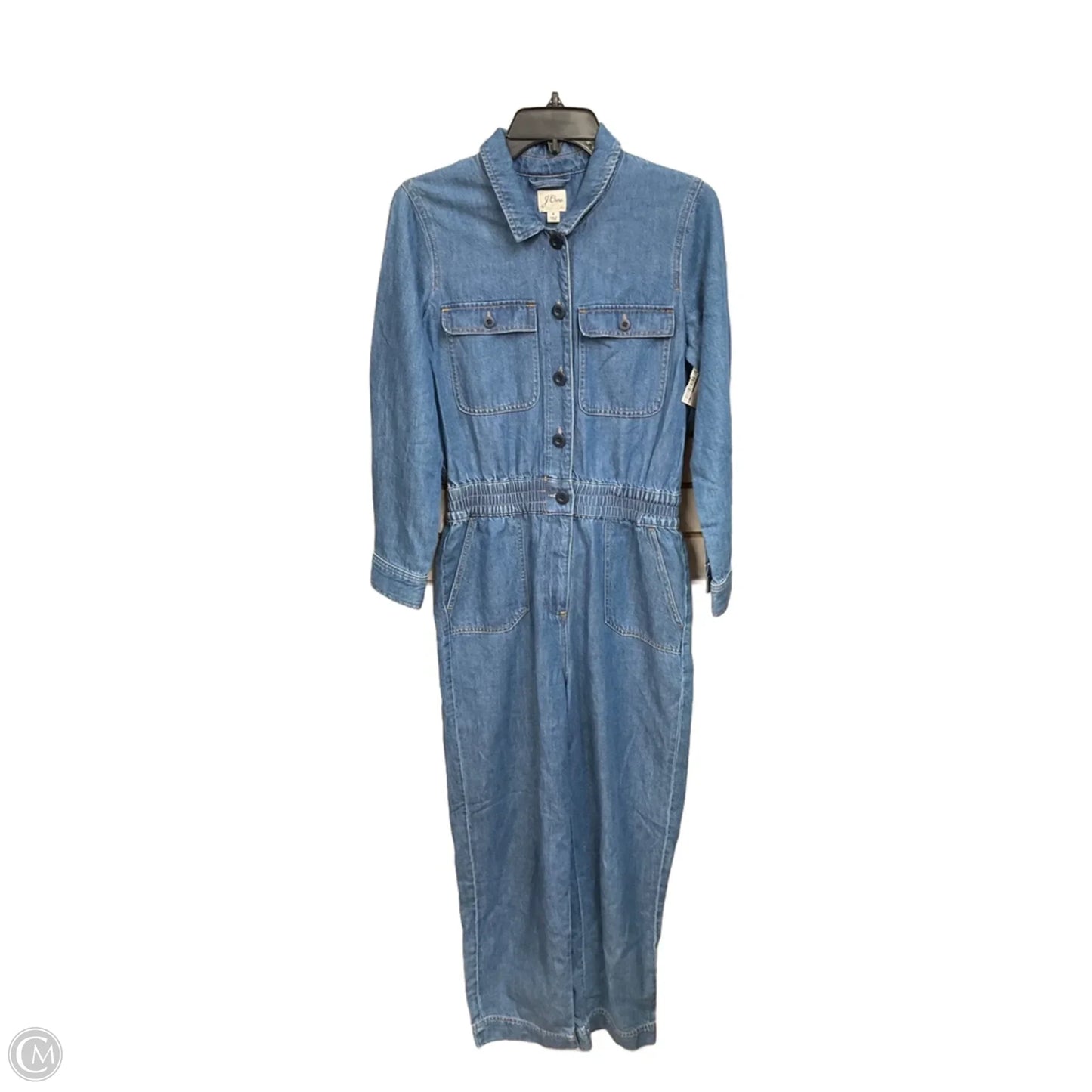 Jumpsuit By J. Crew In Blue Denim, Size: S