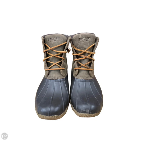 Boots Rain By Sperry In Brown, Size: 7.5