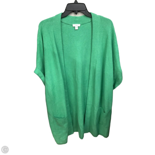 Cardigan By J. Jill In Green, Size: L