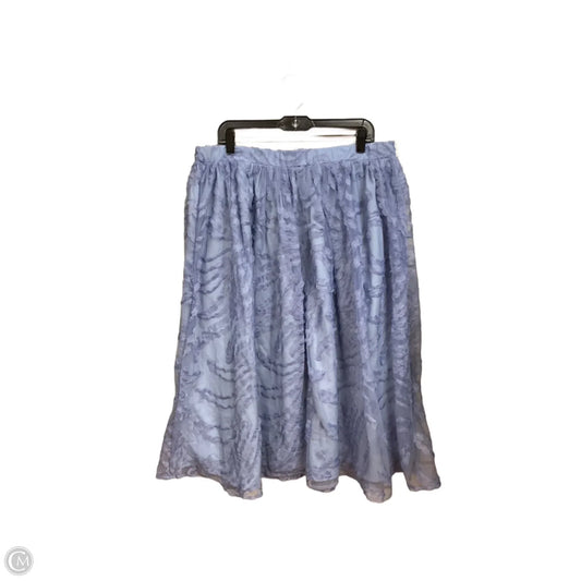Skirt Maxi By Eloquii In Blue, Size: 14
