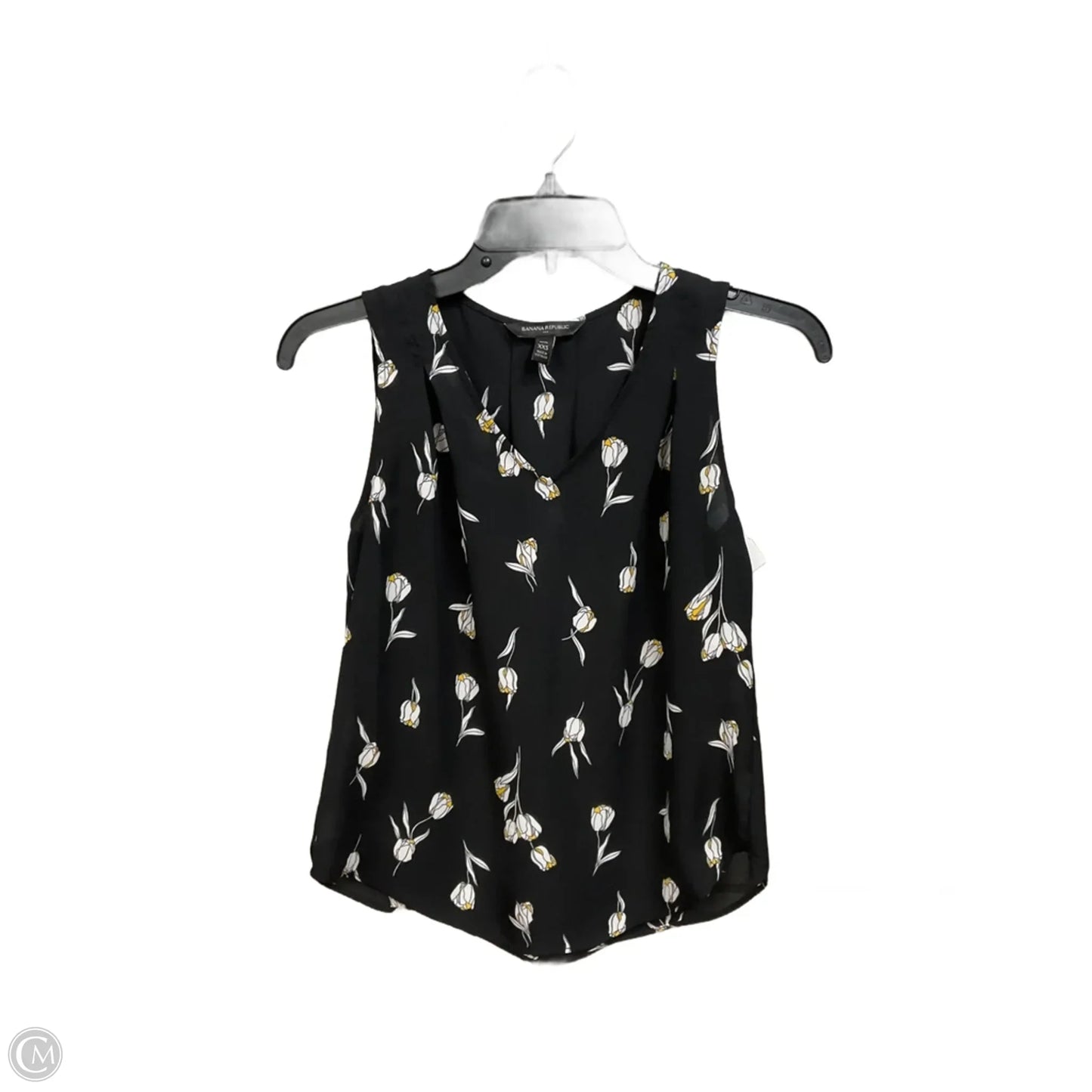 Top Sleeveless By Banana Republic In Floral Print, Size: Xxs