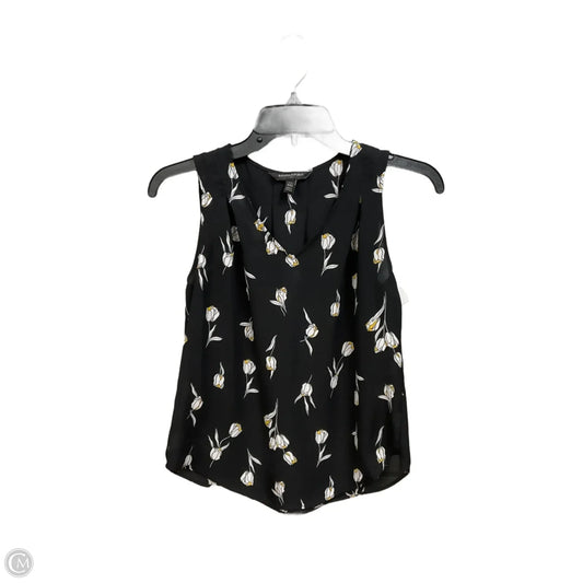 Top Sleeveless By Banana Republic In Floral Print, Size: Xxs