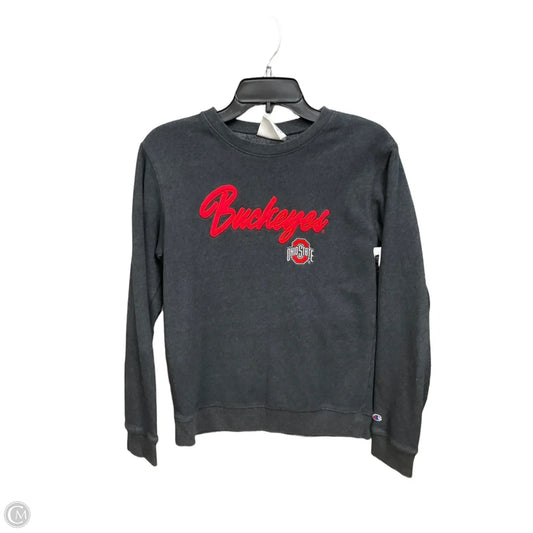 Sweatshirt Crewneck By Champion In Grey, Size: S