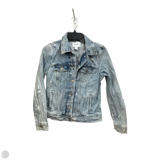 Jacket Denim By Old Navy In Blue Denim, Size: S