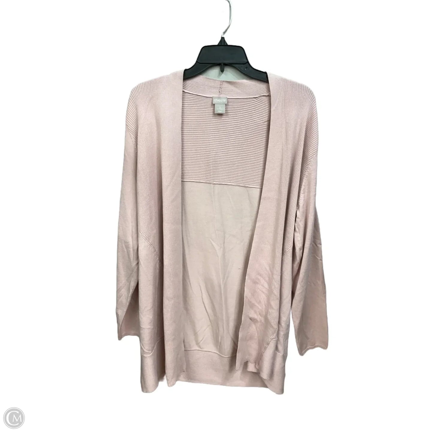Cardigan By Chicos In Pink, Size: L